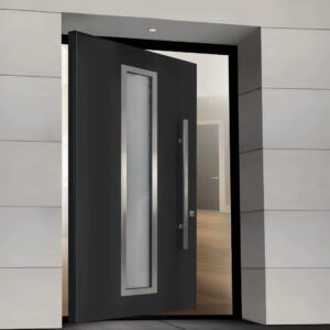 Aluminum Intelligent Entrance Single Door